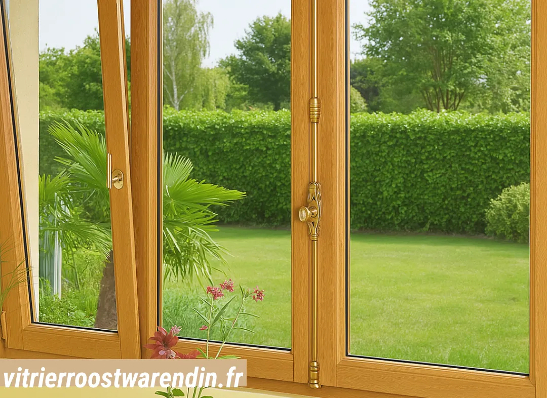 Installation de fenêtre en bois sur mesure Roost-Warendin