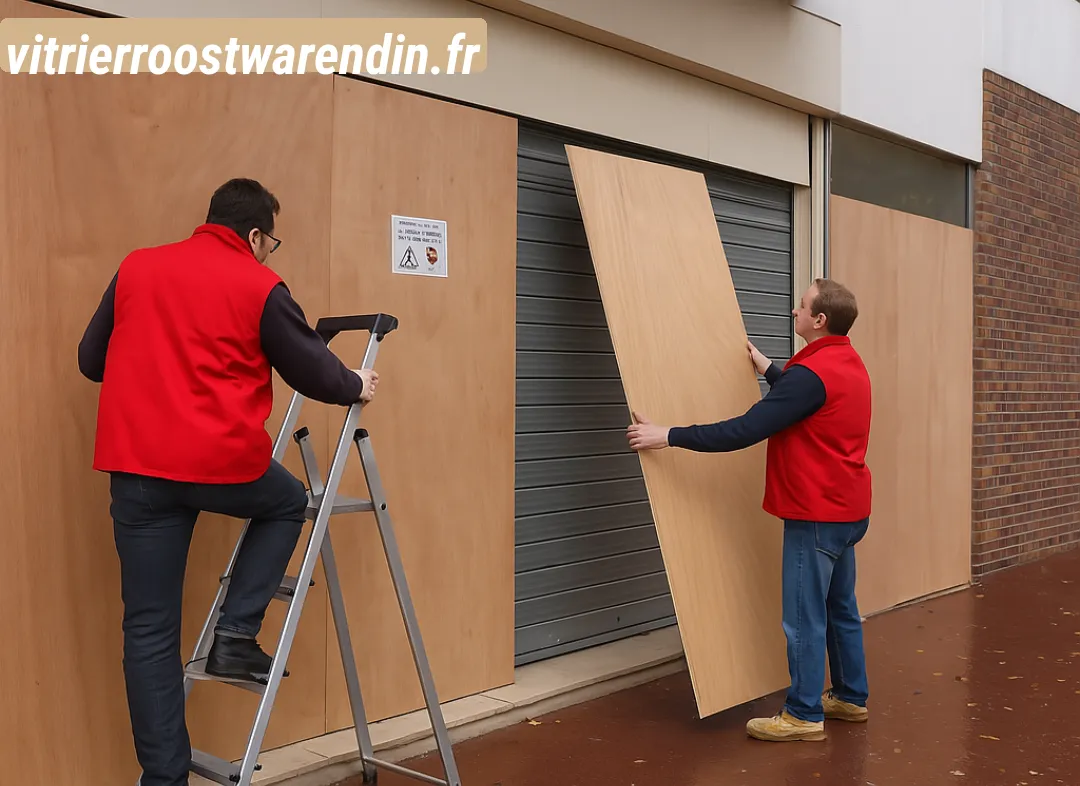 Mise en sécurité fermeture provisoire Roost-Warendin
